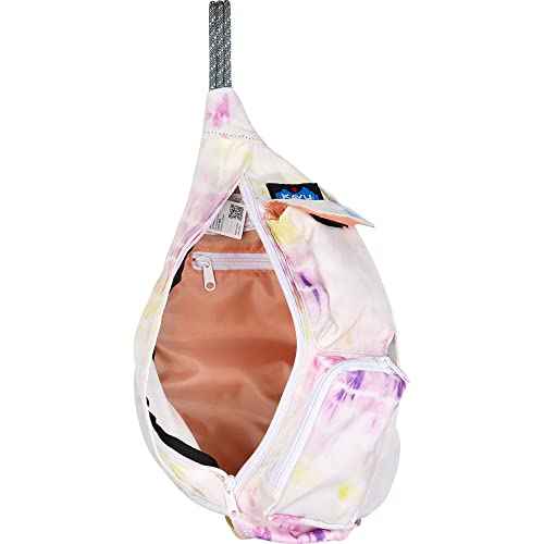 KAVU Mini Rope Sling Pack with Adjustable Rope Shoulder Strap - Rainbow Dye