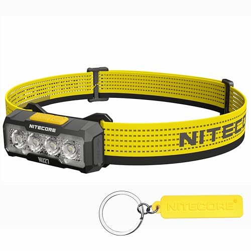 Nitecore NU27 600 Lumen Ultra Lightweight Multiple Color Temperatures Outdoor Headlamp USB-C Rechargeable Headlight Tag