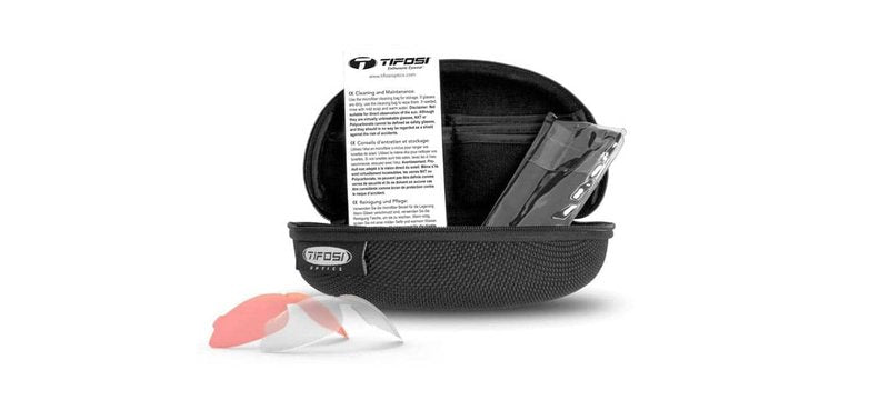 Tifosi Vero Sunglasses (Race Pink, Smoke/AC Red/Clear)