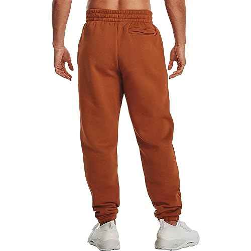 Under Armour Men's Essential Fleece Joggers (Yellow Ochre, X-Large)
