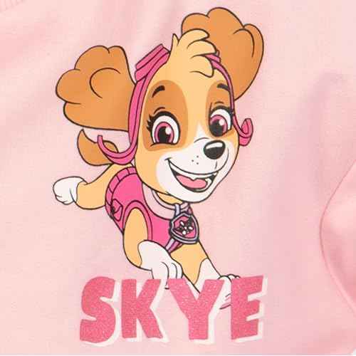 Paw Patrol Sweatshirt | Girls' Sweaters | Skye Sweatshirt For Girls | Glittery Kids Jumper