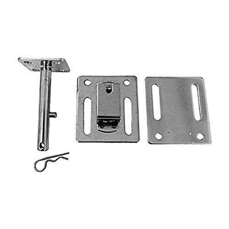 Magma T10-340 Single Side/Bulkhead or Square/Flat Rail Mount for Single Mount Rectangular Grills and Fillet Tables| Stainless Steel Boat Grill/Table Mount | Versatile Marine Accessory Bracket