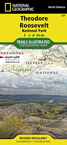 Theodore Roosevelt National Park Map (National Geographic Trails Illustrated Map, 259)