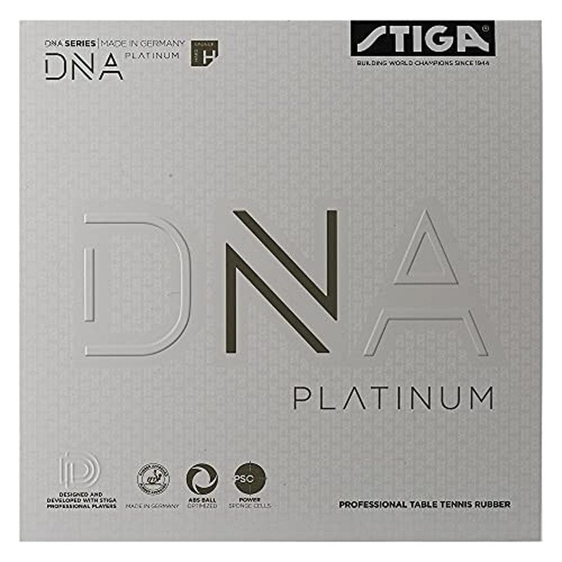 STIGA DNA Platinum H Table Tennis Rubber | Hard Professional Table Tennis Sheet for Maximum Control & Powerful Spins - Full Stroke Control - Made in Germany
