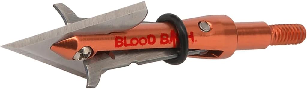 Blood Bath Broadhead 100 Gr - 3 Pack | Orange Archery Tips for .30-06