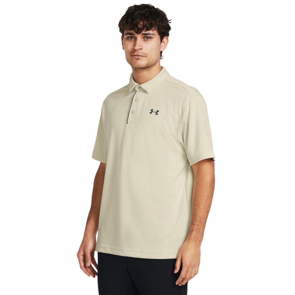 Under Armour Men's Tech Golf Polo, (273) Silt / / Pitch Gray, X-Large