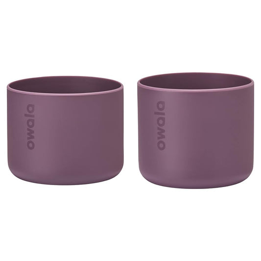 Owala Silicone Water Bottle Boots, Anti-Slip Protective Sleeves for 24 Oz & 32 Oz FreeSip or Flip Stainless Steel Water Bottles, Mauve