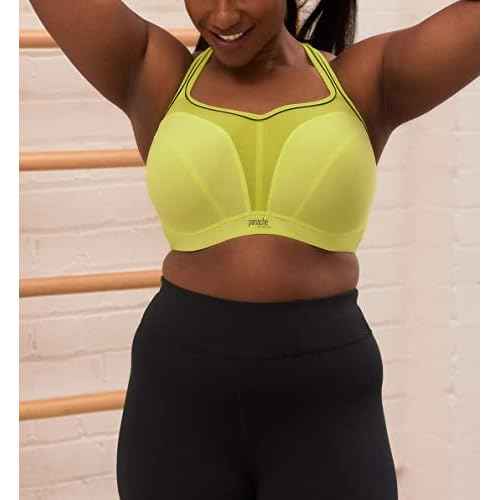 Panache Women's High Impact Underwire Sports Bra, Lime Zest, 30H