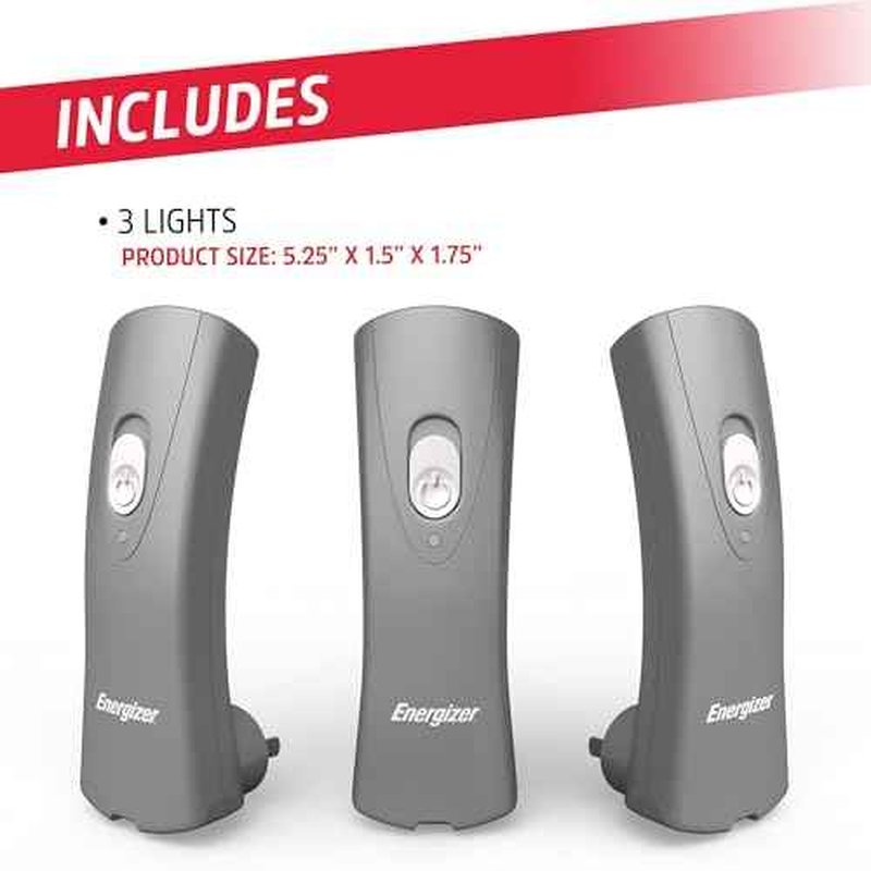Energizer Weatheready Rechargeable Flashlights for Home, Pack of 3, Emergency Flashlight for Hurricane Supplies, Survival Kits, Power Outages, LED Flash Light with Convenient Plug-in Design