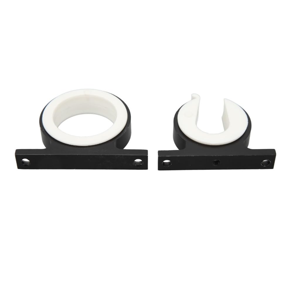 2 Pcs Aluminium Boat Mounted Holder Fishing Accessory Horizontal Vertical Fishing Rod Management Wall Mounted Holder for RVs Ships(3160AAB Black)