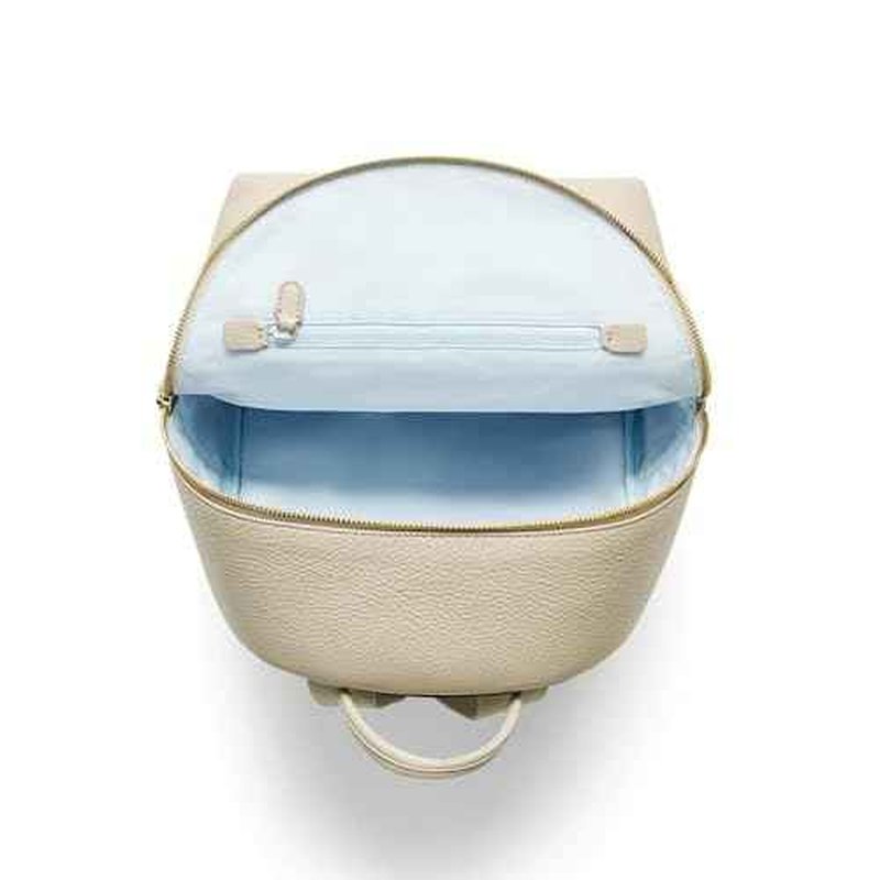 ECCO Medium Leather Backpack, Sand