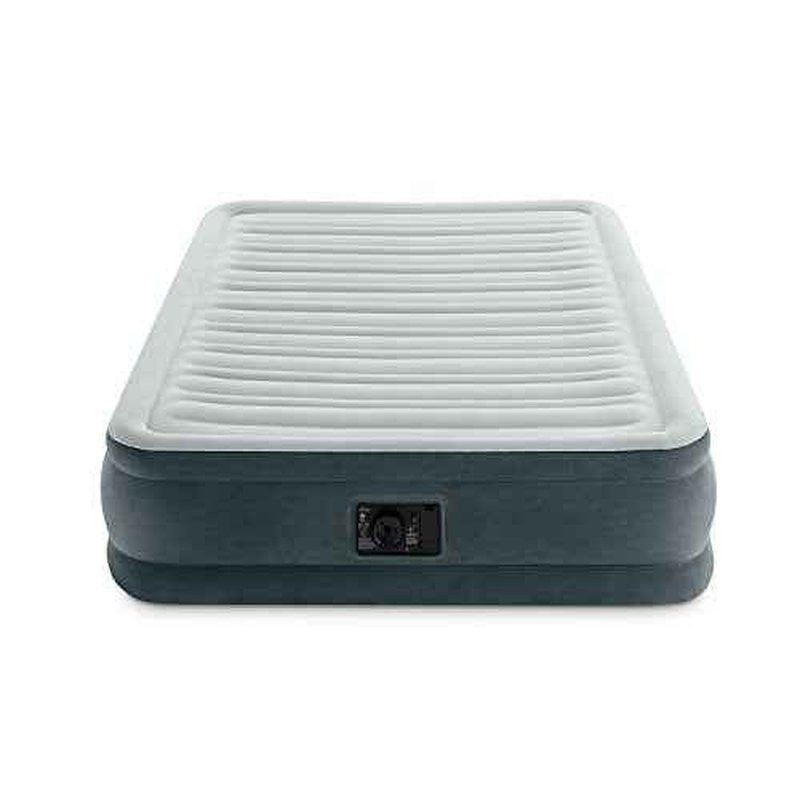 Intex Comfort Plush Mid Rise Dura-Beam Airbed with Built-in Electric Pump, Bed Height 13", Full