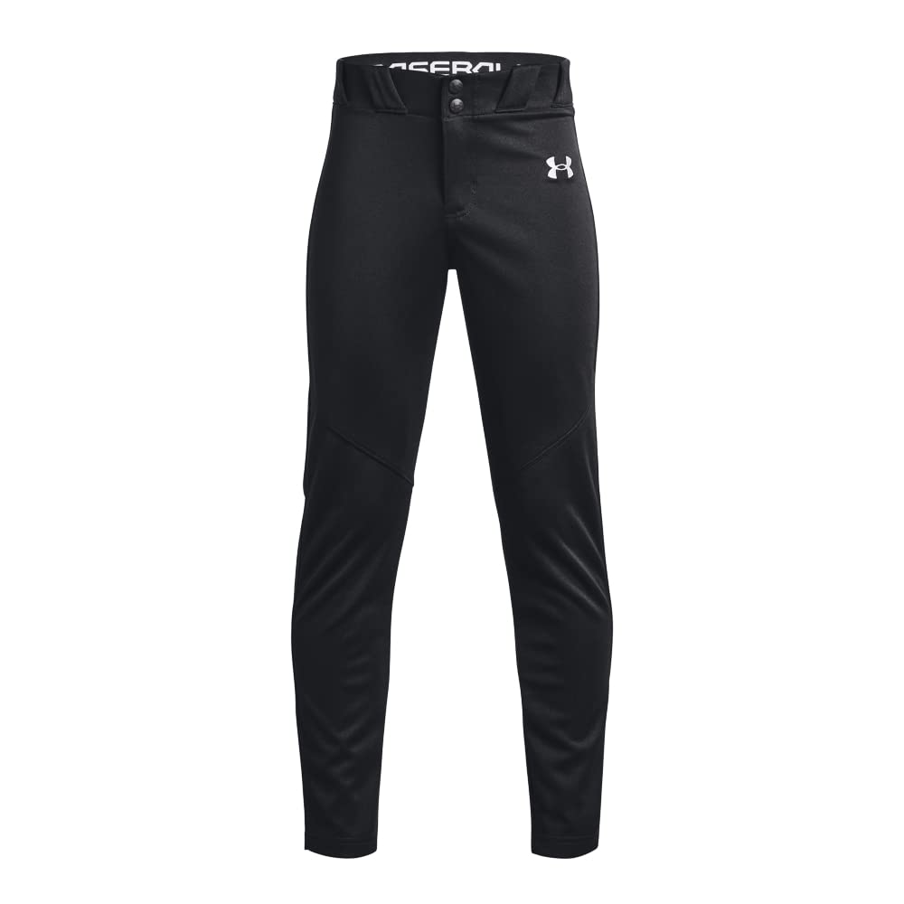 Under Armour Boys Utility Baseball Pant, (001) Black / / White, Small