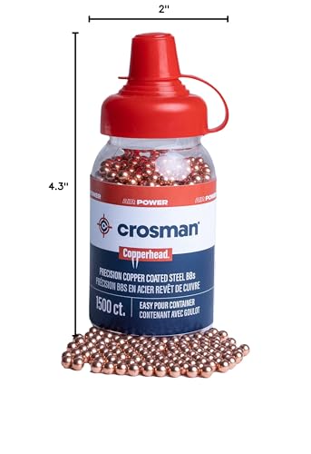 Crosman Copperhead 4.5mm Copper-Coated BBs (1500-count)