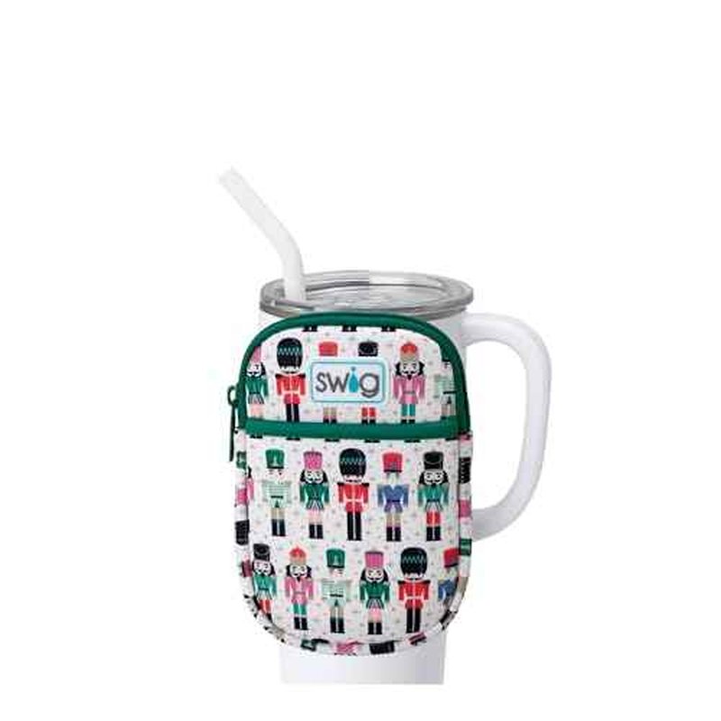 Swig Life Mega Mug Pouch, Water Bottle Bag with Adjustable Strap, Water Bottle Fanny Pack with Zippered Phone Pocket, Holds Travel Essentials, Bottles, Tumbler Accessories