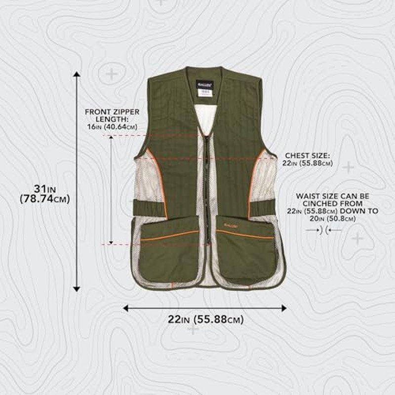 Allen Company Ace Shooting Range Vest with Moveable Shoulder Pad