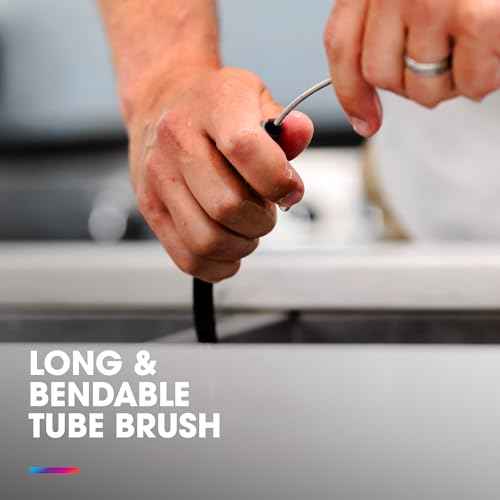 HydraPak Gear Cleaning Kit - Bristle and Wire Tube Brush Set - BPA & PVC Free - Cleans Hydration Reservoirs and Bladders, Water Containers