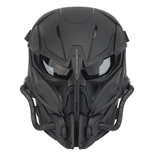 Anyoupin Punisher Mask,Full Face Alien Mask for Halloween Airsoft and Other Outdoor Activities Black