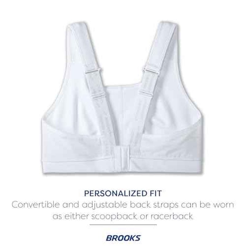 Brooks Women's Convertible 2.0 Sports Bra for High Impact Running, Workouts and Sports with Maximum Support