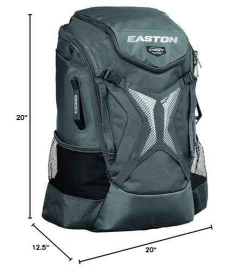 Easton | GHOST NX Backpack Bag Series | Adult | Team Logo Embroidery Panel | Charcoal
