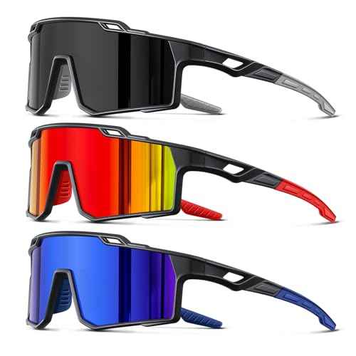 Polarized Sport Sunglasses Men Cycling Driving Fishing UV Protection Sun Glasses Lightweight Big Frame Mountain Bike Goggles