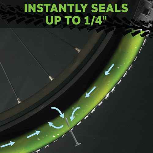 Slime 10216 Tubeless Bicycle Puncture Repair Tire Sealant, Prevent and Repair, Suitable for tubeless Bikes, Non-Toxic, Eco-Friendly, 8oz Bottle