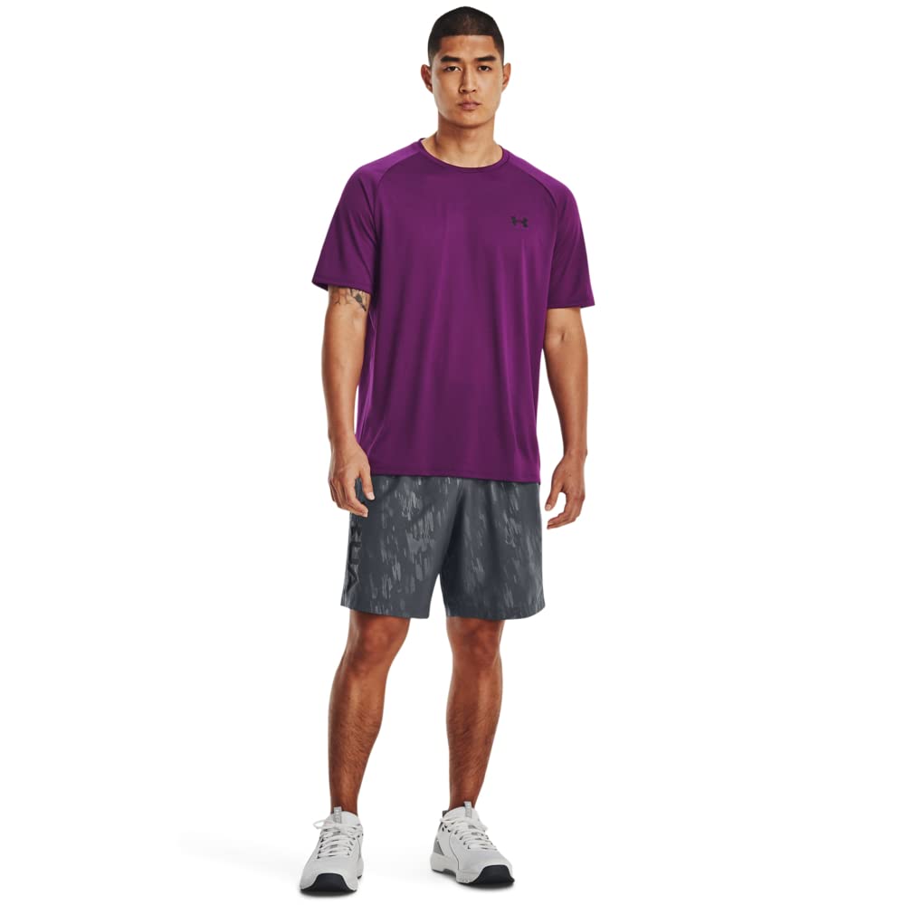 Under Armour Men's Tech 2.0 Short-Sleeve T-Shirt, (514) Rivalry / / Black, Medium