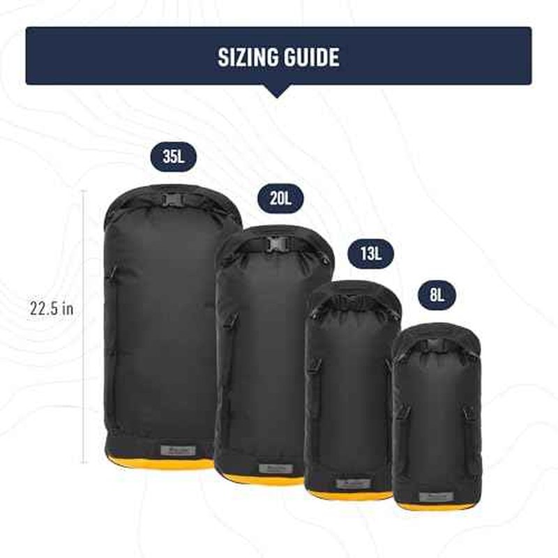 Sea to Summit eVac Heavy Duty Compression Dry Bag, Waterproof Dry Storage, 35 Liter