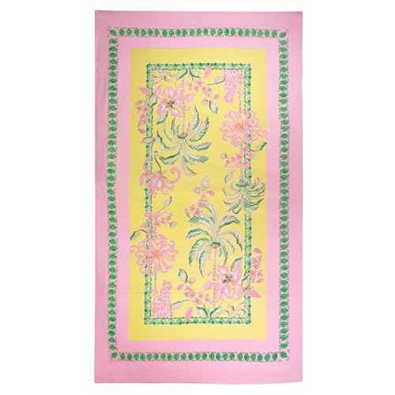 Lilly Pulitzer Oversized Pool/Beach Towel, 40 x 70, Large Terry Cloth Towel for Adults, Tropical Oasis