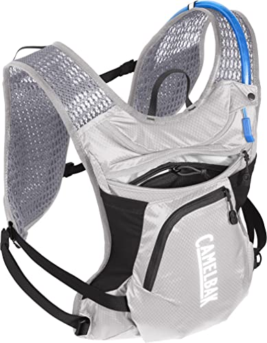 CamelBak Women's Chase Bike Vest 50oz - Hydration Vest - Easy Access Pockets, Silver/Black