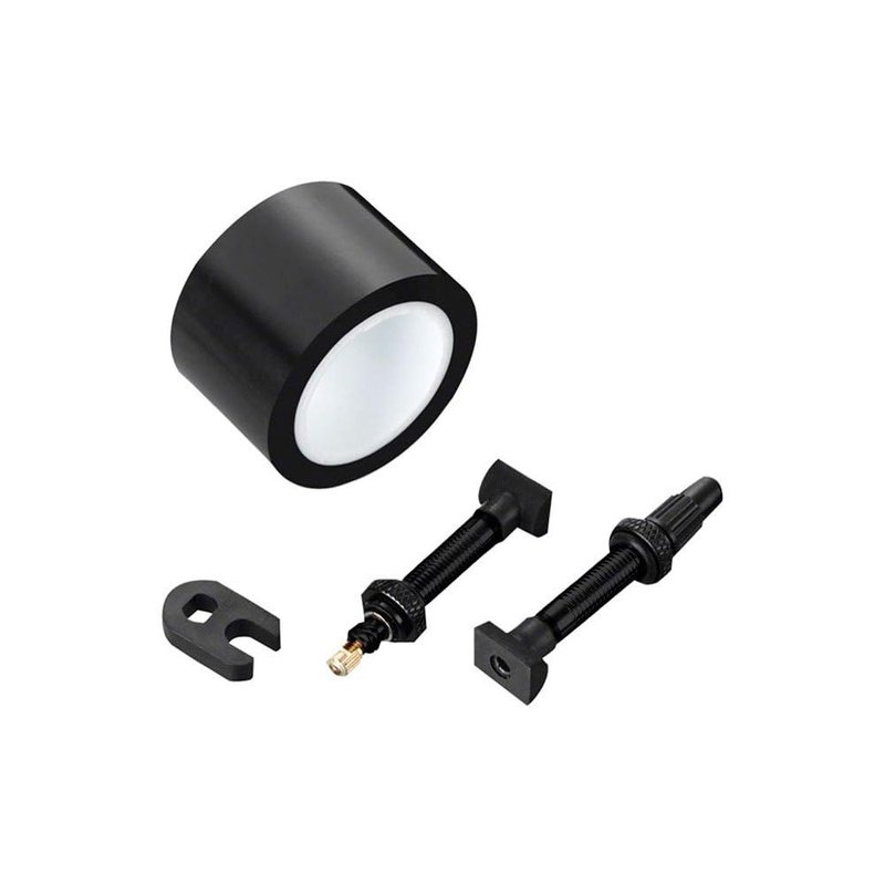 Zipp Tubeless Kit with 26mm Tape & 100mm Valves for 808 Firecrest Carbon Wheels, Lightweight Seamless Sealant & Valve Components