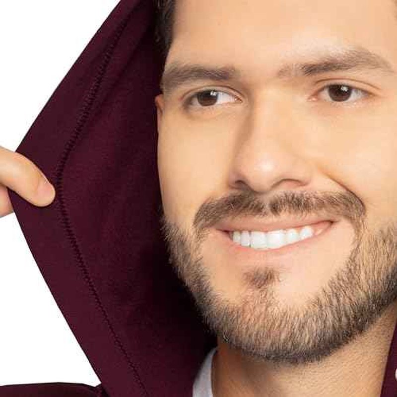 Fruit of the Loom Men's Eversoft Fleece Sweatshirts & Hoodies, Full Zip-Maroon, Large