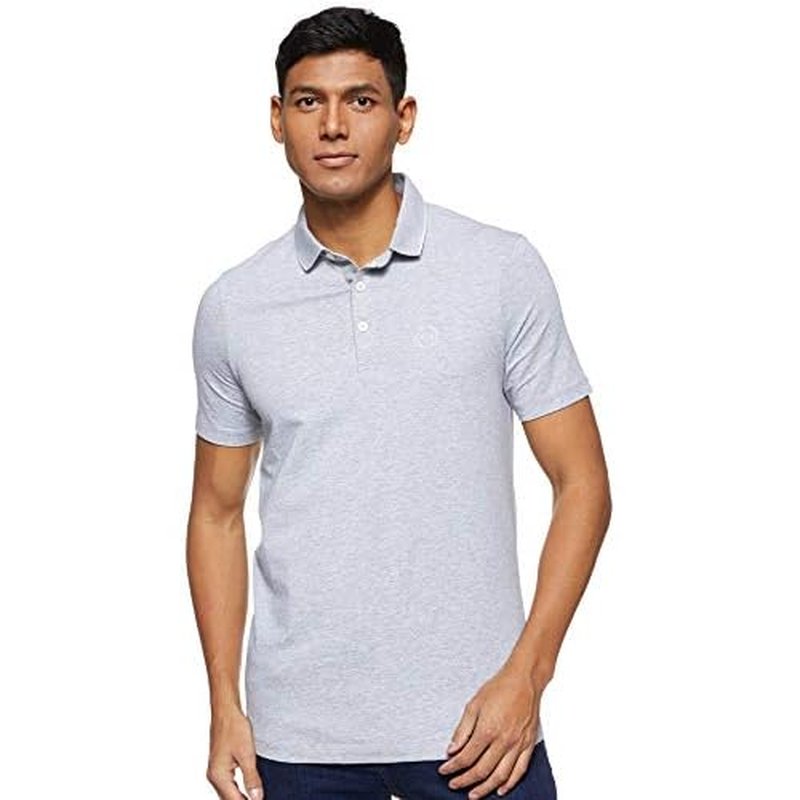 Armani Exchange Mens Slim Fit Stretch Cotton Jersey Polo
