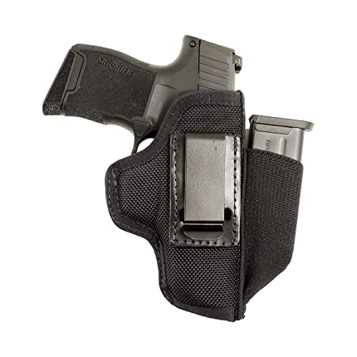 Desantis Pro Stealth IWB Holster - Holster IWB, Conceal Carry Holster, Compatible with SIG SAUER P365, P365 SAS, P365 with Safety, P365 XL, Springfield Hellcat 3" - Ambidextrous, Black