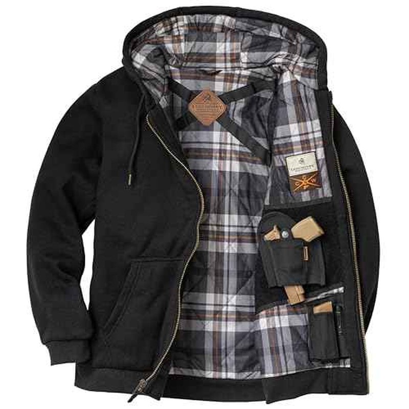 Legendary Whitetails Men's Concealed Carry Guard Insulated Full Zip Hooded Sweatshirt