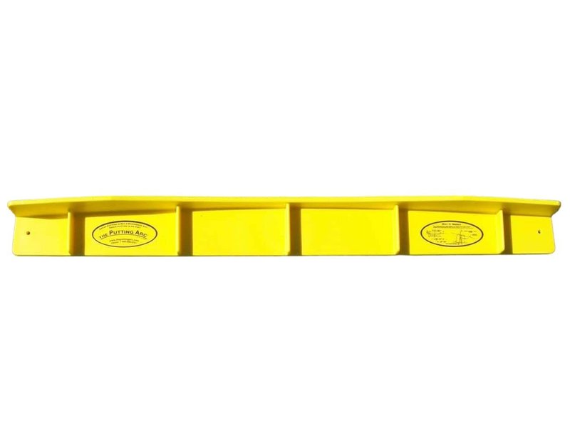 The Putting Arc - MS3 Model - Golf Training Aid Used to Perfect Your Putting and Reduce Your Score! - Practice and Master Your Putting Fundamentals! - Golden Yellow