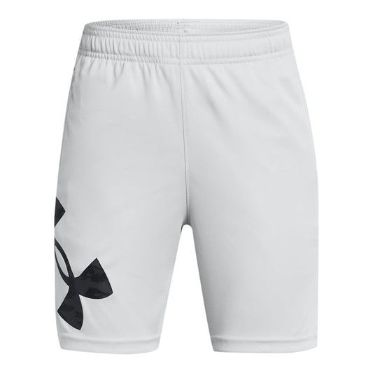 Under Armour Boys' Tech Big Logo Shorts, (012) Mod Gray / / Black, Small