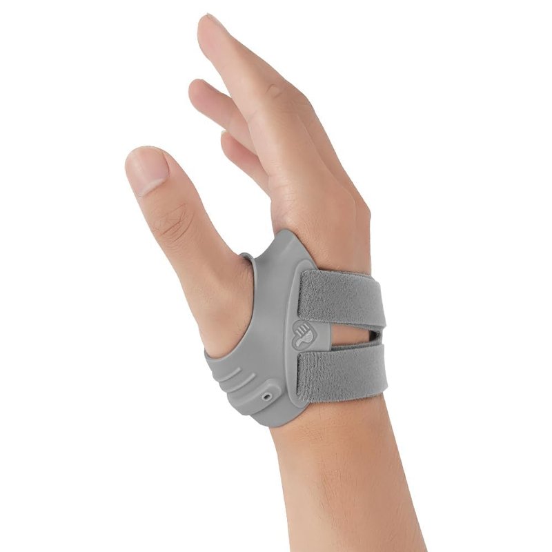 Thumb Brace for Joint Pain,CMC Joint Thumb Arthritis Brace, Thumb Splint for Osteoarthritis, Tendonitis, Arthritis Relief, Thumb Support Brace, CMC Joint Stabilizer Orthosis(Left Hand, M, Gray)