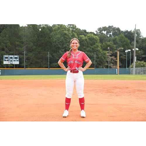Mizuno Women's Belted Stretch Fastpitch Softball Pant, Black, Medium