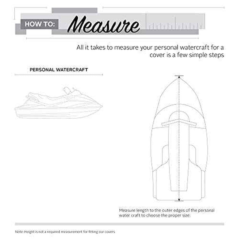Classic Accessories Stellex Personal Watercraft Cover, Fits Personal Watercrafts 140" L, Trailerable Boat Cover with Polyester Fade-Resistant Fabric, Large