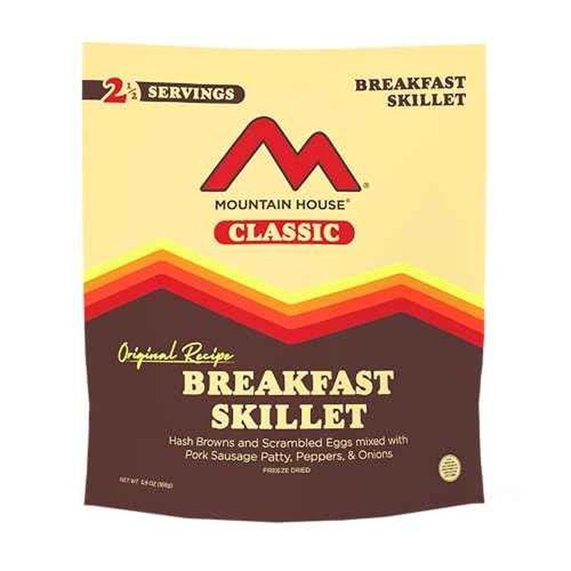 Mountain House Classic Breakfast Skillet Freeze-Dried Food for Camping, 12 Servings, 30-Year Shelf-Life
