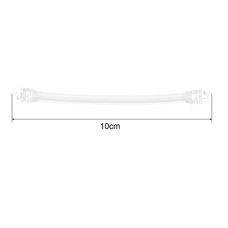 PATIKIL Tennis Dampener, 8 Pack Silicone Vibration Shock Absorber Racquet String Damping, White