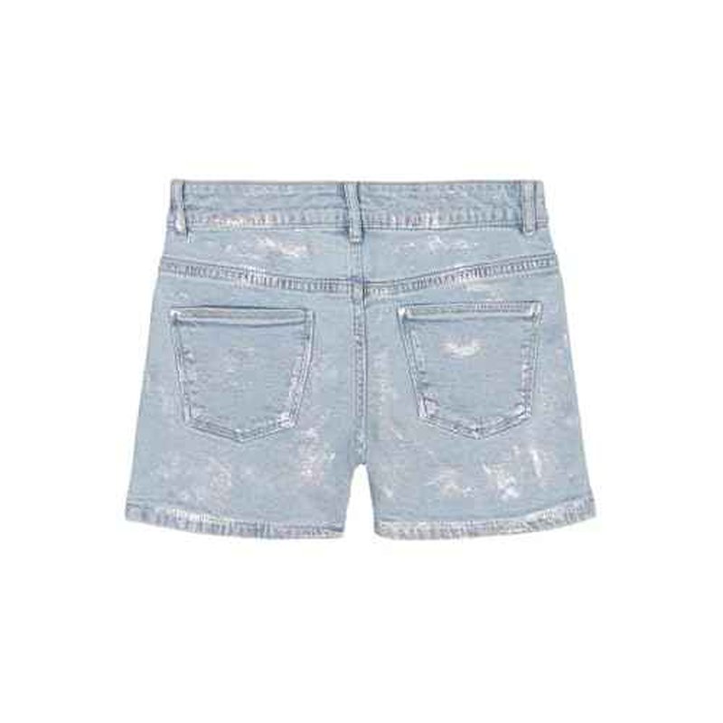 Calvin Klein Girls Boyfriend Fit Stretch Denim Jean Shorts