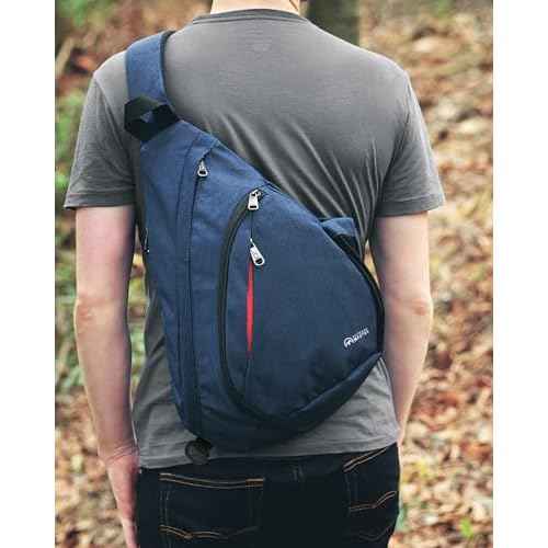 OutdoorMaster Sling Bag, Hiking Daypack, Crossbody Shoulder Chest Urban Outdoor Travel Backpack for Women & Men