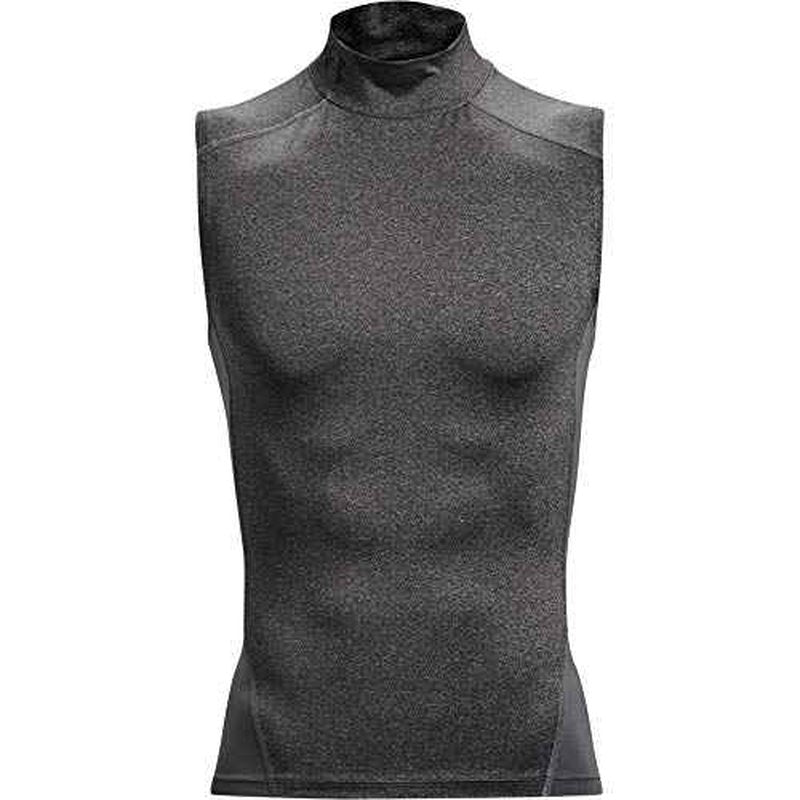 Under Armour Mens HeatGear Armour Compression Mock Sleeveless
