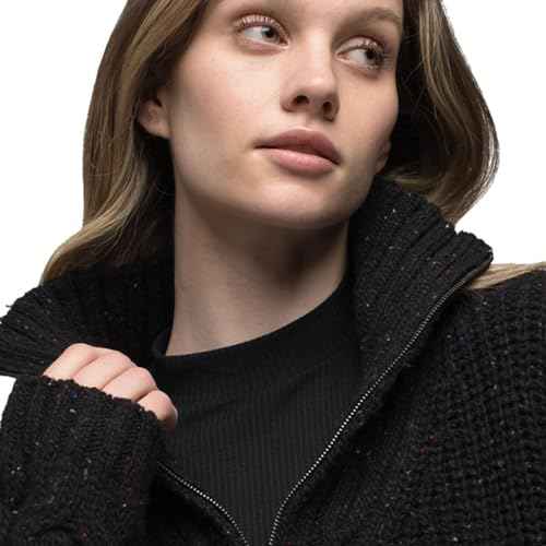 prAna Laurel Creek Sweater Black MD (Women's 8-10)