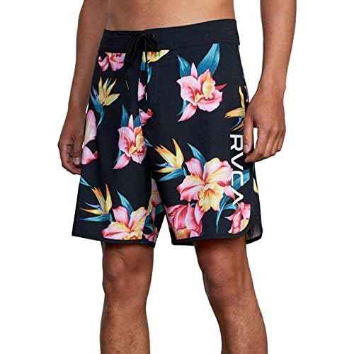 RVCA Men's Standard 4-Way Stretch Fixed Waist 18 Inch Boardshort