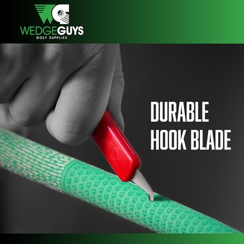 Wedge Guys Golf Grip Kits for Regripping Golf Clubs - Professional Quality - Options Include Hook Blade, 15 or 30 Golf Grip Tape Strips, 5 or 8 oz Golf Grip Solvent & Rubber Vise Clamp