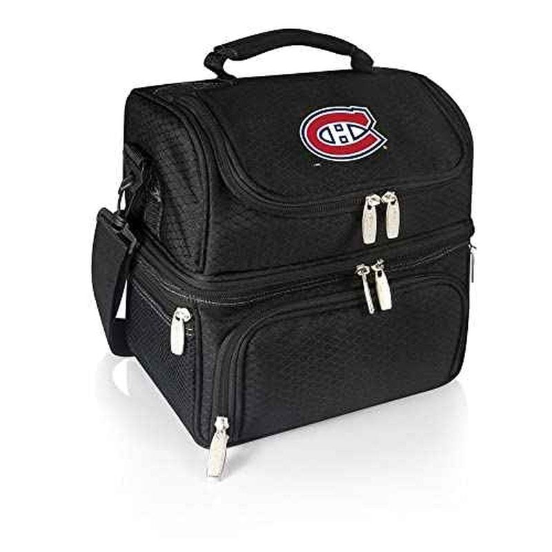 NHL Montreal Canadiens Pranzo Lunch Bag - Insulated Lunch Box with Picnic Set - Lunch Cooler Bag