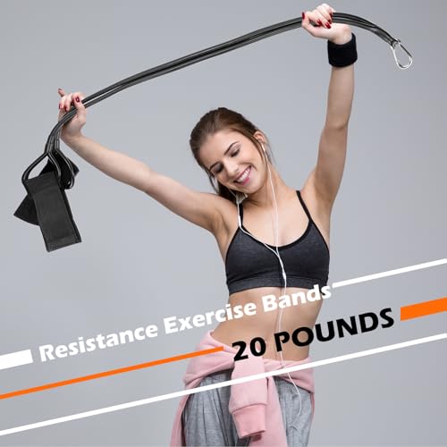 Zomiboo Baseball Bands Sports Resistance Exercise Bands Arm Strength Training Softball Baseball Pitching Training Bands Workout Equipment for Youth Adult Baseball Training (20 Lbs)